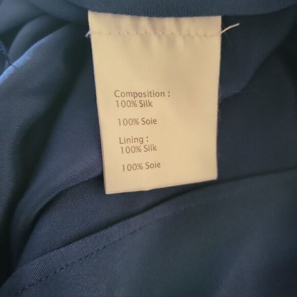 3.1 Philip Lim gorgeous silk midnight blue dress - Picture 6 of 6